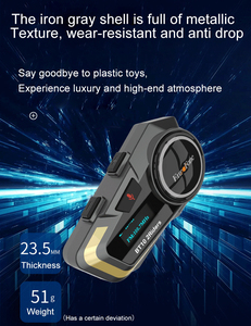 Großhandel Freis prec heinrich tung Motorrad helm Bluetooth Headset <span class=keywords><strong>Intercom</strong></span> <span class=keywords><strong>Intercom</strong></span> unica dores Unterstützung sofortige Sprache - Product Image 4