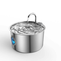 Distributeur d'eau automatique pour animaux de compagnie 3,2 L en acier inoxydable, équipement d'abreuvement étanche pour chats et chiens, compatible OEM