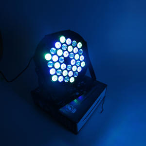 RGB DMX512 36 LED Par sahne aydınlatma ses aktif uzaktan kumanda DJ disko Bar parti sahne ekipmanları sistemi için - Product Image 4