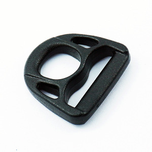 Hebilla de plástico en forma de D para bolsos, resistente al desgaste, accesorios duraderos para mochilas J8-020, color sólido - Product Image 3