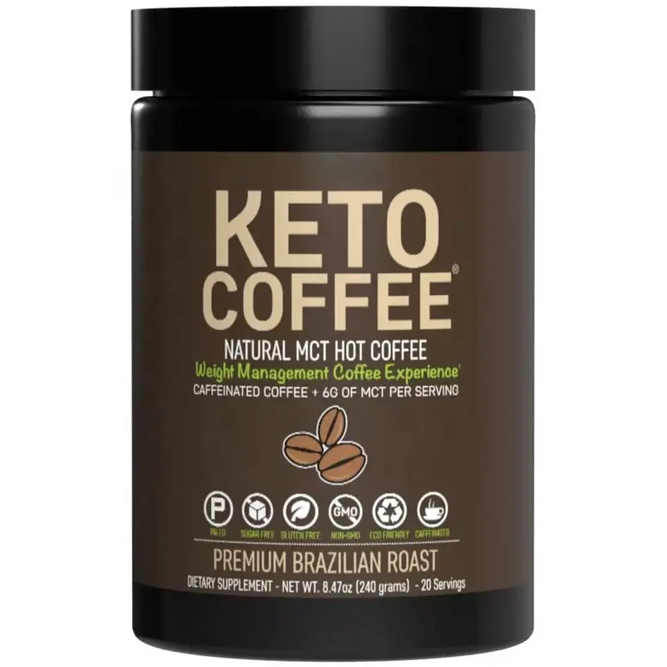 Customized Logo Creamer Power Powder Original Canned Black Keto Coffee Weight Loss Food