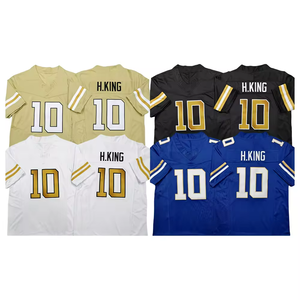 Nuova Maglia da Football Americano Maschile 2025, Numero 10 Haynes King, Vendita all'Ingrosso, Alta Qualità, Cucita, Stile College - Product Image 1