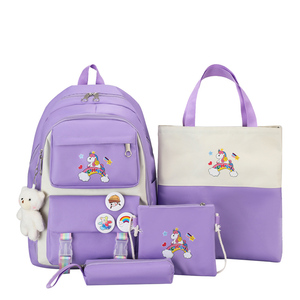 Zaino da donna grande capacità, multi-tasche, carino, per studentesse delle scuole medie e superiori, zaino da ragazza per laptop e libri - Product Image 1