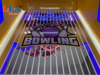 Lifun Bowling Big Dunk Twins, jeu d'arcade pour 2 joueurs, machine à monnayeur avec distribution de tickets, pour centres de jeux et aires de jeux intérieures, en métal
