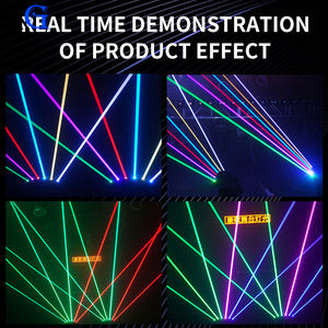 Nouveau rvb 6 <span class=keywords><strong>yeux</strong></span> XYZ faisceau de scène barre de Rotation infinie éclairage Laser fête mariage tête mobile lumière Laser pour DJ Disco - Product Image 3