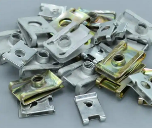 Abrazadera <span class=keywords><strong>de</strong></span> resorte <span class=keywords><strong>de</strong></span> acero inoxidable tipo B Q312 <span class=keywords><strong>con</strong></span> tuerca en U para matrícula, piezas automotrices nuevas - Product Image 6