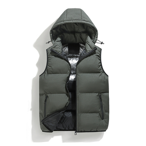 Chaleco Acolchado <span class=keywords><strong>para</strong></span> Hombre, Diseño Aerodinámico, Cálido, de Poliéster, Versátil <span class=keywords><strong>para</strong></span> <span class=keywords><strong>el</strong></span> Uso Diario - Product Image 3