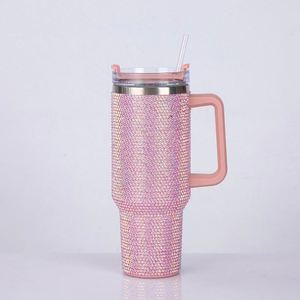 Vaso Térmico Portátil Americano de Gran Capacidad, 40 oz, Diseño Clásico para Auto, Acero Inoxidable 304, con Asa y Pajita - Product Image 5