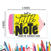 Mignon crayon classe incitations enseignant Notes enfants motivationnel récompense cartes enseignant courrier cartes postales pour les étudiants
