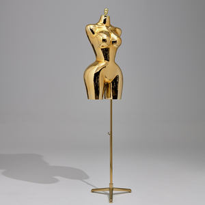 <span class=keywords><strong>Mannequin</strong></span> de couture de <span class=keywords><strong>grande</strong></span> <span class=keywords><strong>taille</strong></span>, forme féminine, corps en plastique chromé, pour robe de soirée, CQ-1 - Product Image 6