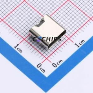 TYPE-C 6P WTL8.35 108 USB Connector SMD Connector Type-C Female Horizontal Mount 6P - Product Image 1