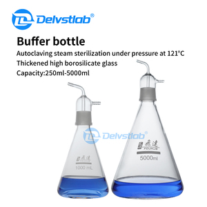 Bộ lọc chân không toàn kính Delvstlab với bình đệm dùng trong phòng thí nghiệm, làm từ kính lọc nung kết - Product Image 4