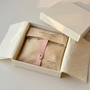 Pochette à bijoux en coton recyclable avec logo personnalisé, fermeture à cordon pour bagues, boucles d'oreilles, colliers, épingles à cheveux - Emballage cadeau - Product Image 1