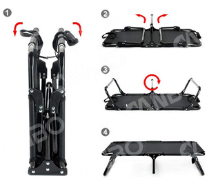 Hamaca plegable portátil para acampar en interiores y exteriores para mascotas, para perros y gatos, cama elevada para perros, cunas, cama elevada para perros - Product Image 5