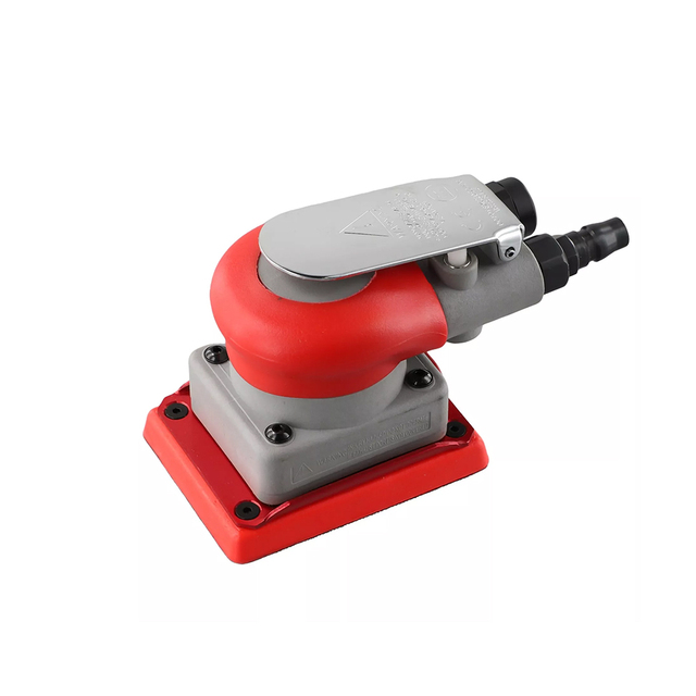 Pneumatic Dual Action Mini Square Orbital Sander - Lightweight Car Polishing Machine for Auto Body Finishing