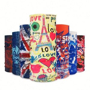 High Quality Multifunctional Masks Sublimation Printing Cycling Neck Gaiter Seamless Custom Polyester <b>Bandana</b> - Product Image 2