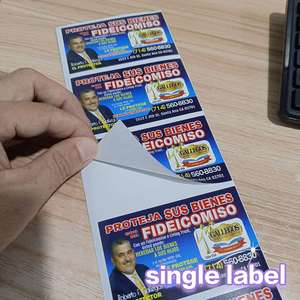 Autocollants en vinyle imprimés sur mesure FX, étiquettes en vinyle autocollantes 100 % imperméables pour boîtes cadeaux, emballages et marques décoratives - Product Image 5
