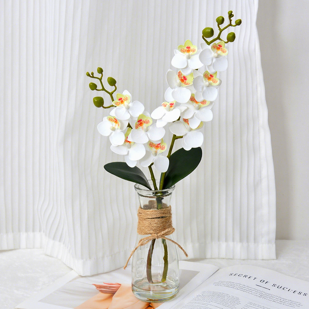 Vasque en verre blanc