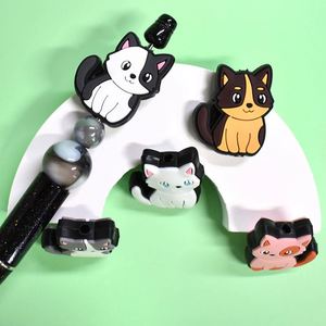 Adornos de PVC 3D con Forma de Gato para Lápices, Tapas de Goma para Lápices y Protectores de Lápices, Venta al por Mayor - Product Image 2
