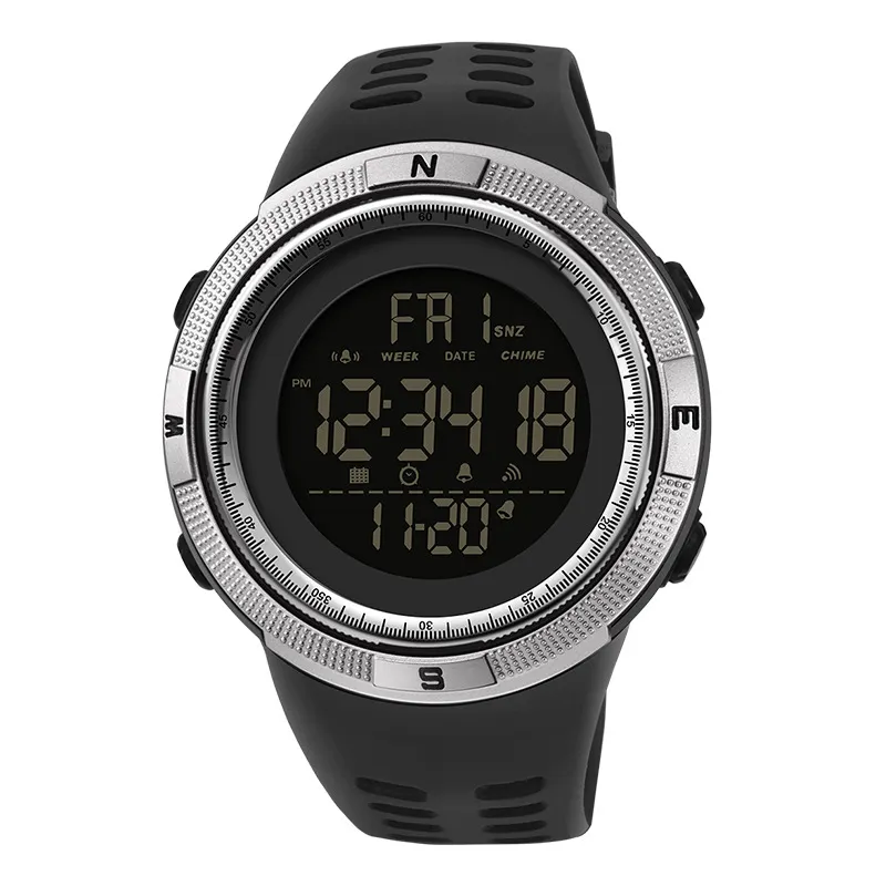 CW-499 wasserdicht multifunktional auf lager sport individuelles logo uhr armbanduhr digitale uhren