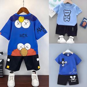 Lot de Stock en Gros pour Enfants : Ensembles d'Été en Polyester, Tailles et Styles Mixtes, T-shirts Respirants, Débardeurs et Shorts – Surstock Enfants - Product Image 3