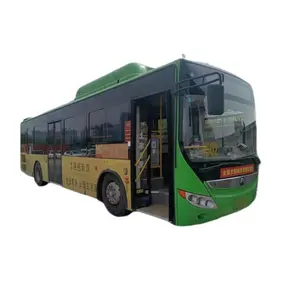 جديد وصول تستخدم شاحنة المدينة 36 مقاعد Yutong الحافلات الخلفية الهجين الطاقة الحنطور الثاني سلم اوتوبيس للبيع