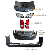 Applicable à Benz vito classe V v260 Phares de pare-chocs avant et arrière feux arrière Pièces de démontage Accessoires extérieurs intérieurs