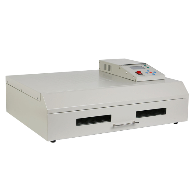 Puhui T962C SMT BGA PCB Welding Machine  8 Curve Soldering Machine Infrared IC Heater Reflow Oven