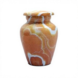Brown Marble Pattern Cremation <b>Urn</b> <b>for</b> Adult <b>Human</b> <b>Ashes</b> Memorial Container with Lid <b>Small</b> Keepsake Funeral <b>Urn</b> <b>For</b> <b>Human</b> <b>Ashes</b> - Product Image 1