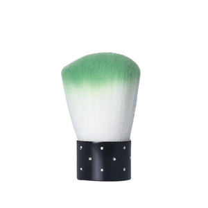 Quick Makeup Fluffy Short Handle Powder <b>Brush</b> Multiple Colors Soft Bristle For Face Application - Product Image 4