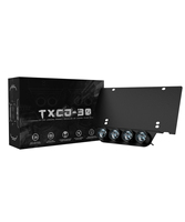 Feux de route auxiliaires universels à 4 LED pour plaque d'immatriculation, 12V, projecteur antibrouillard tout-terrain pour voiture, camion, SUV, 4x4
