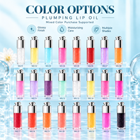 RTS 3ml Plumping Lip Oil Hoge Glans Hydraterende Kleurveranderende Fruit Gloss Lage MOQ 3 stuks Groothandel Aangepast Logo