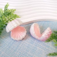100 pièces de jolies coquillages en forme de dessin animé, coquillages nacrés, breloques pour slime, décorations, ornements pour chaussures, miniatures de jardin féerique, accessoires