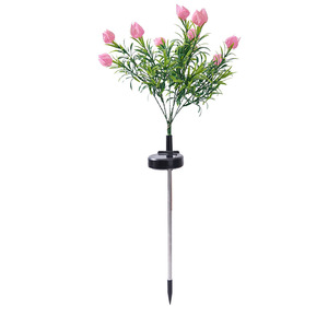 Lamp <b>Fairy</b> Solar Powered Gardenia Artificial <b>Flower</b> Light LED Waterproof Outdoor Garden Lawn Decor - Product Image 5