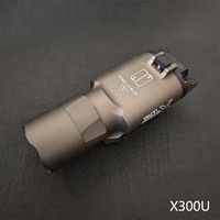 Lampe torche tactique SureFire SF X300U Ultra 500 lumens 2700K blanc chaud doux en alliage d'aluminium avec interrupteur à pression, garantie 2 ans pour l'extérieur
