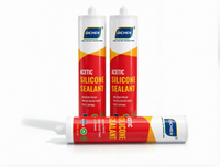 Scellant silicone sans solvant résistant aux UV, très vendu, pour l'installation de meubles de cuisine en MDF, entreprise high-tech
