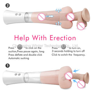 תדר גבוה רטט זכר מאונן מצב רב עיסוי גוף מלא לשטוף רעש נמוך פעולה פעולה מכשיר הקלה בלחץ נייד - Product Image 4