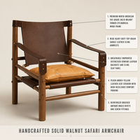 Chaise de loisir nordique antique en bois massif et cuir pour salon et balcon