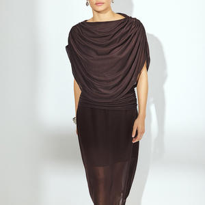 Vêtements élégants pour femmes, cape sexy, haut ample pour fille, boutique tendance, châle décontracté, mode irrégulière, t-shirt sans manches ample - Product Image 3