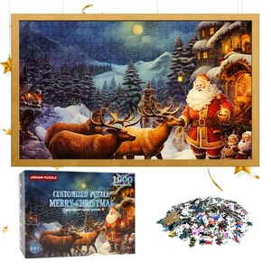 2024 Offre Spéciale style de Noël Matériaux en PVC et papier de haute qualité Puzzles personnalisés de <span class=keywords><strong>1000</strong></span> <span class=keywords><strong>pièces</strong></span> pour enfants et adultes - Product Image 5