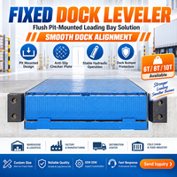Niveleur de quai hydraulique pour chargement de conteneurs 10T 12T, rampe industrielle pour applications de chariot élévateur en entrepôt