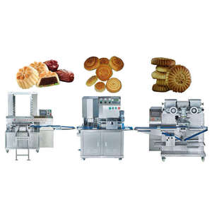 Macchina per la produzione di Maamoul, Macchina Incrostatrice, <span class=keywords><strong>Linea</strong></span> di Produzione Moon Cake, Macchina per Mochi a <span class=keywords><strong>Tre</strong></span> Tramogge - Product Image 1