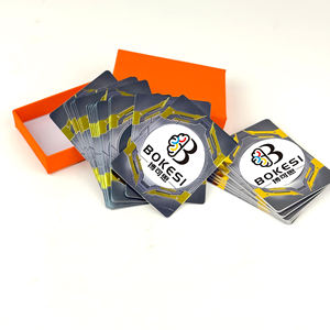 Bokesi Custom Poker Club Naipes Tarjetas de juego de plástico o papel duraderas - Product Image 6