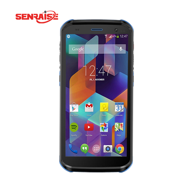 Android Nfc Barcode Scanner Touch Screens Mobile Computer Data Collector Terminal Rugged Handheld Pda with Printer for Warehouse