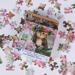Jouets éducatifs pour enfants de haute qualité jeu de <span class=keywords><strong>Puzzle</strong></span> en carton personnalisé 100 <span class=keywords><strong>pièces</strong></span> <span class=keywords><strong>Puzzle</strong></span> en papier pour les enfants - Product Image 3