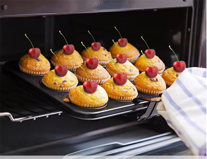 24 tazze di Mini <span class=keywords><strong>Muffin</strong></span> in acciaio al carbonio piccola teglia per Cupcake antiaderente <span class=keywords><strong>stampo</strong></span> per cottura <span class=keywords><strong>stampo</strong></span> per cottura - Product Image 5