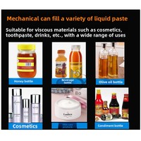 Machine de pesage et de dosage pneumatique compacte A02 pour crèmes cosmétiques, miel, pâtes, liquides, aliments et bière en bouteilles en verre