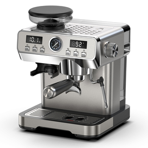 Machine à expresso professionnelle à double chaudière avec écran tactile 52 mm 58 mm, auto-nettoyante, numérique, avec fonction café machi - Product Image 3