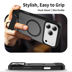 <span class=keywords><strong>Cover</strong></span> per telefono con cavalletto magnetico per <span class=keywords><strong>iPhone</strong></span> 17 16 15 14 13 12 <span class=keywords><strong>11</strong></span> Pro staffa invisibile Max <span class=keywords><strong>Cover</strong></span> per <span class=keywords><strong>iPhone</strong></span> 17 Air - Product Image 3