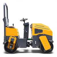 Compacteur routier vibrant à double tambour articulé, machine de compactage pour travaux de construction et de compactage de routes en asphalte